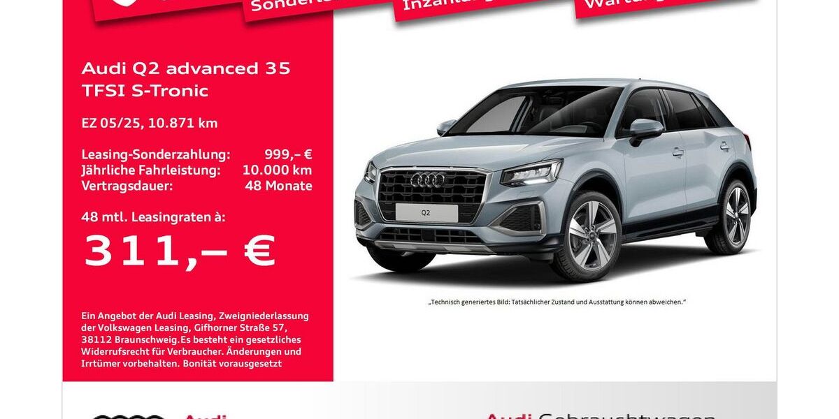 Audi Q2 10.871 km 32.981 &euro; Bremerhaven 27576