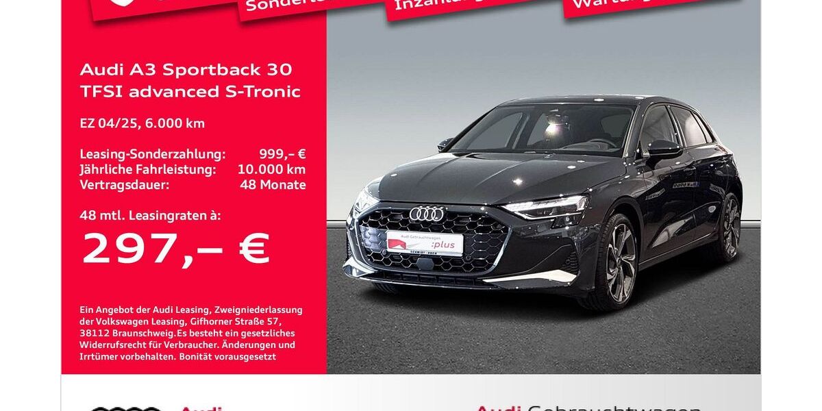 Audi A3 6.003 km 33.480 &euro; Bremerhaven 27576