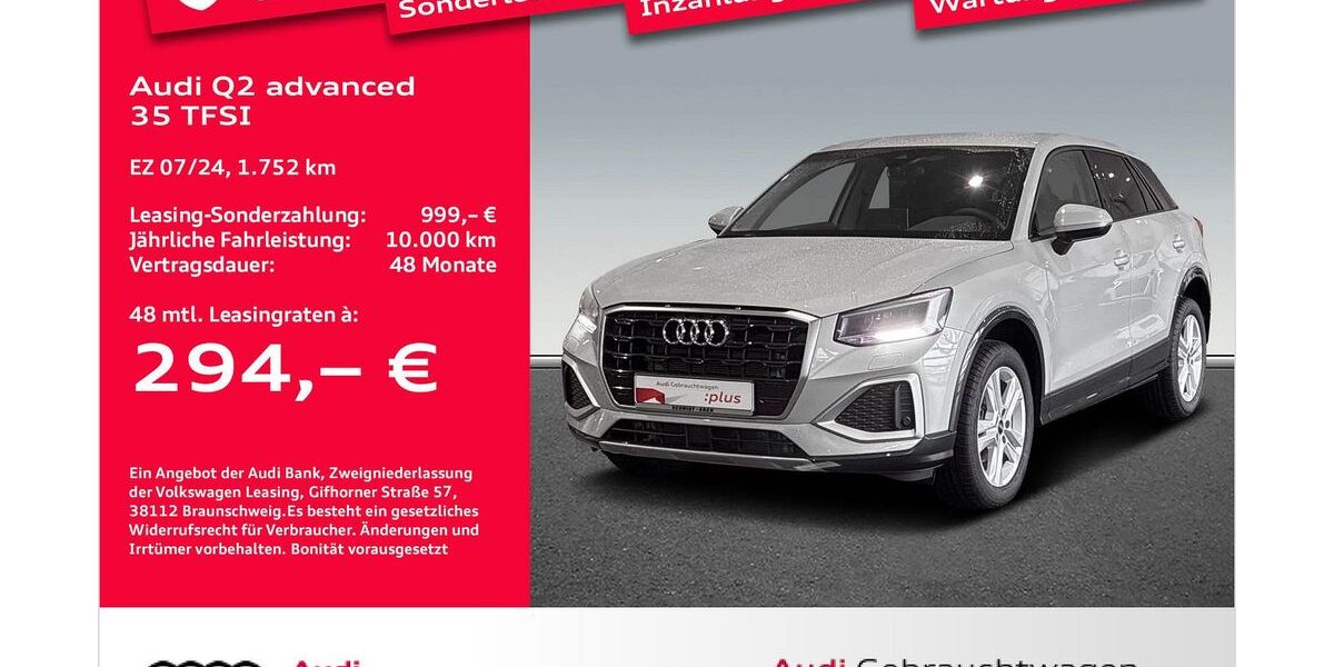 Audi Q2 1.752 km 27.490 &euro; Bremerhaven 27576