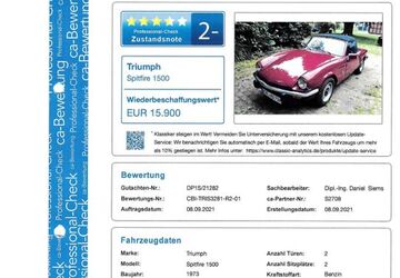 Triumph Spitfire 50.000 km 6.800 &euro; Geestland 27624