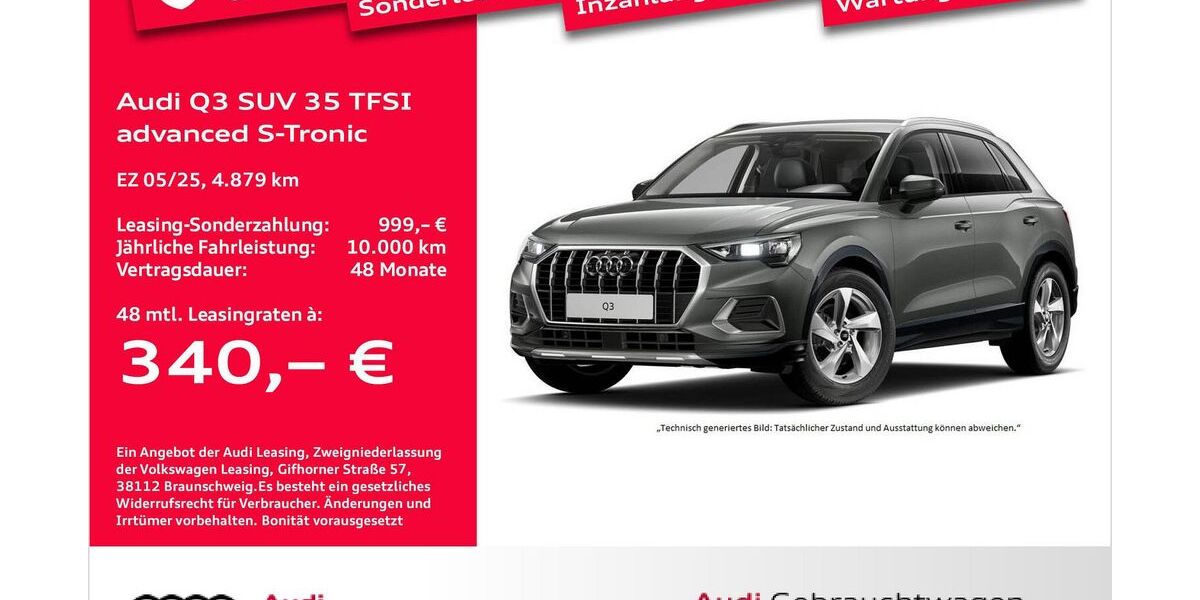 Audi Q3 4.879 km 37.941 &euro; Bremerhaven 27576