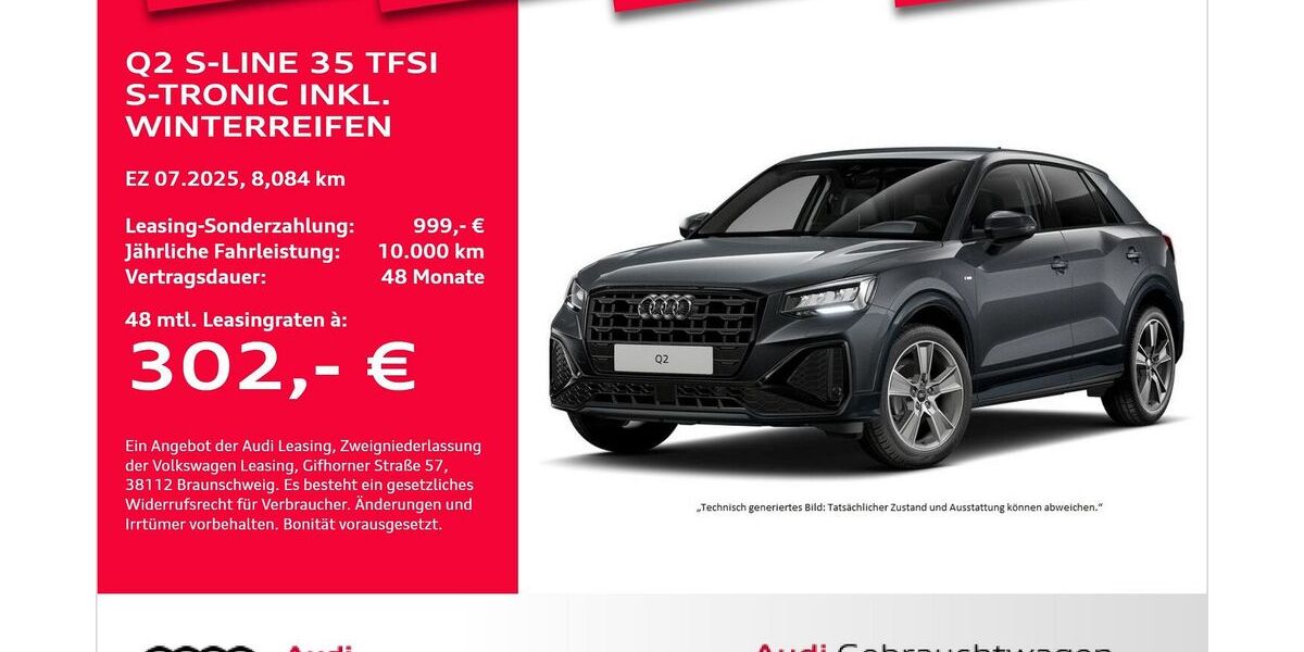 Audi Q2 8.084 km 33.941 &euro; Bremerhaven 27576